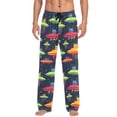 thumbnail image 7 of FORMRS Mens Pajama Pants with Pockets Cotton Sleepwear Lounge Bottoms Sizes S-2XL, Colorful Space Cat, 7 of 7