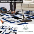 thumbnail image 6 of Outdoor Rug 4x6 ft Blue Abstract Lines Waterproof Outdoor Patio Rug Mat Non Slip Outside Area Rugs Carpet for RV,Camping,Porch,Deck,Pool,Balcony,Backyard, Modern Art, 6 of 9