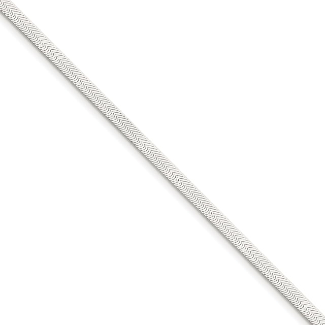 925 Sterling Silver 3.25mm Magic Herringbone Chain Bracelet