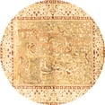 thumbnail image 1 of Ahgly Company Indoor Round Animal Brown Traditional Area Rugs, 8' Round, 1 of 4