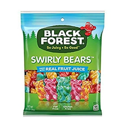 GTIN 041420025853 product image for Black Forest Swirly Gummy Bears Candy 4 OZ - Pack of 3 | upcitemdb.com