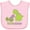 AD-Pink, variant on Inktastic Little Sister Purple Girls Baby Bib