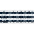 thumbnail image 4 of Triple Crown Open Bottom Baseball Pants With Pinstripes, Adult 2X-Large, White with Navy Pinstripes, 4 of 4