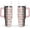 Pink Santa, variant on 40oz Christmas Tumbler with Handle and Straw, Santa Claus Stainless Steel Insulated Cup, Xmas Eve Coffee Mug Water Bottle, Gifts for Women