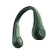 thumbnail image 3 of Ventilador para colgar en el cuello Ventilador de enfriamiento ajustable recargable por USB Enfriador de aire portátil sin cuchillas, Verde kenally HA005717-01B, 3 of 6