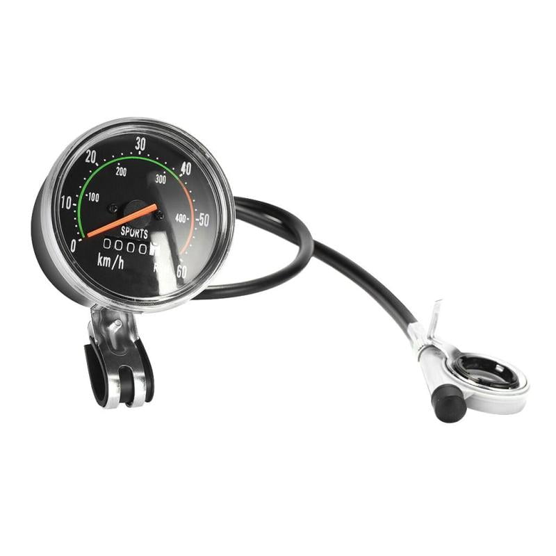Mountain Road Bike Analog With Hardware Mechanical Odometer Bike Speedometer 