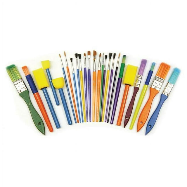 Pacon CK-5180-2 Creativity Street Starter Brush Set - Set of 2