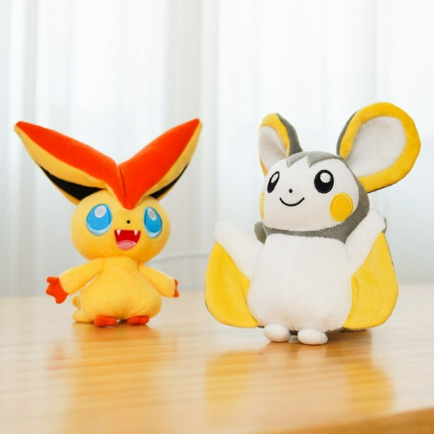Pokemon Kawaii dibujos animados muneco de peluche Tepig Deerling vicdini Snivy Emolga muneca lindos juguetes ninos regalos de cumpleanoszhangyuxiang Walmart en linea
