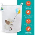 thumbnail image 5 of KAZULO Elephant Baskets 2 Pack Set, Kids Laundry Baskets, Baby Hamper for Nursery, Laundry Hamper (Elephant and Balloons Bundle), 5 of 9