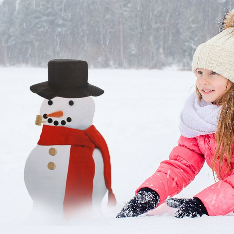  Outivity Snowman Kit Snowman Hats for Crafts, 200PCS
