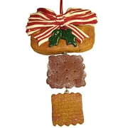 6" Dangling Holly Berry Cookie Christmas Ornament