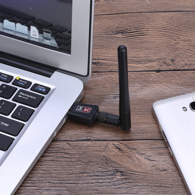 Wireless USB Adapter, 2.4G/5G Dual Band WiFi Networking Card, 600Mbps For Internet Surfing