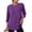 BS20_Purple, variant on Lumtrix Workout Shirts Women 3/4 Sleeve Tops Crew Neck Gym Hiking T Shirt Casual Lightweight Tees Dark Gray L