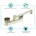 thumbnail image 5 of Dura Faucet Two Handle RV Kitchen Faucet w/Smoked Acrylic Knobs - Bisque Parchment, 5 of 5