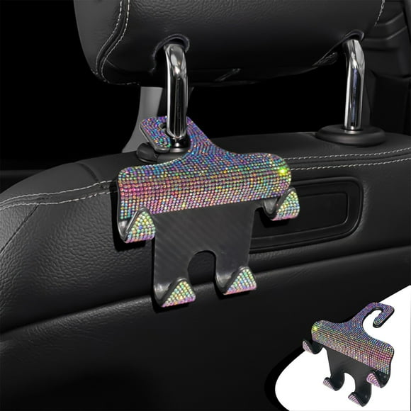 NARABB Clearance Car Mounted Diamond Multifunctional Double Hook Hook Car Rear Headrest Hook Car Phone