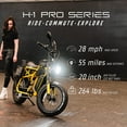 thumbnail image 4 of Hover-1 Pro Series Altai R500/R750 Electric Bicycle with 28 mph Max Speed, 750W/500W Motor, 4 of 5