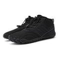 thumbnail image 5 of Mepaouo Winter Barefoot Shoes for Women Men Lace up Fleece Lined Hiking Ankle Snow Boots(Black,10.5), 5 of 7