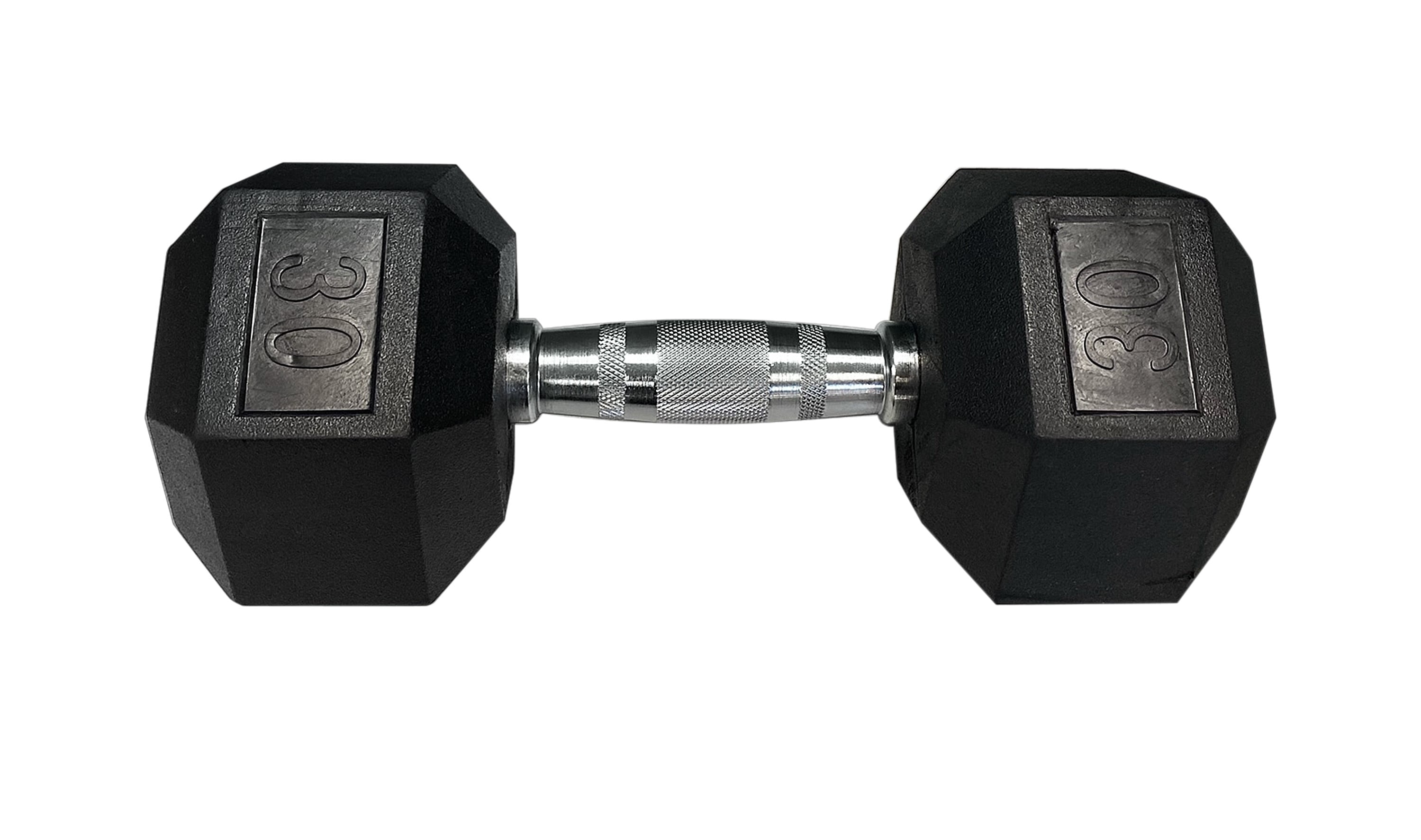 Gymenist, 45lb Rubber Hex Dumbbell, Single