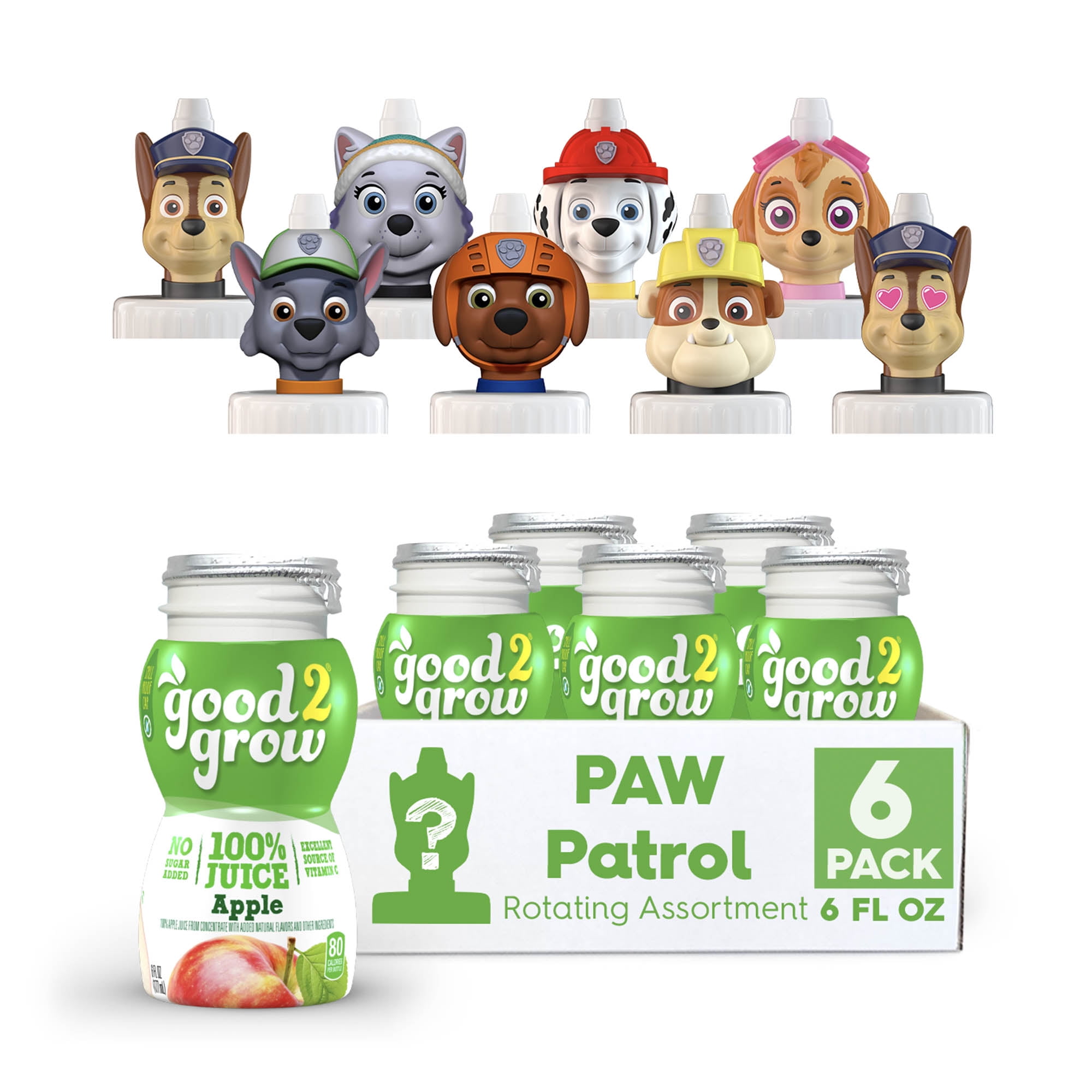 good2grow Character 6 Pack Low Sugar Fruit Fusion Paw Patrol (Tops Vary),  6oz - Walmart.com