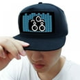 thumbnail image 1 of Luminous Anti-UV Hat Voice Control Hip Hop LED Baseball Sport Cap for Bar Sport Night Running Daily Life Concert Music Lover, 1 of 5