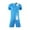 Light Blue, variant on Cethrio Boys Activewear Outfit Sets, Summer 2 Piece Casual Quick-dry Boys' Shorts Sets Sky Blue Size 8