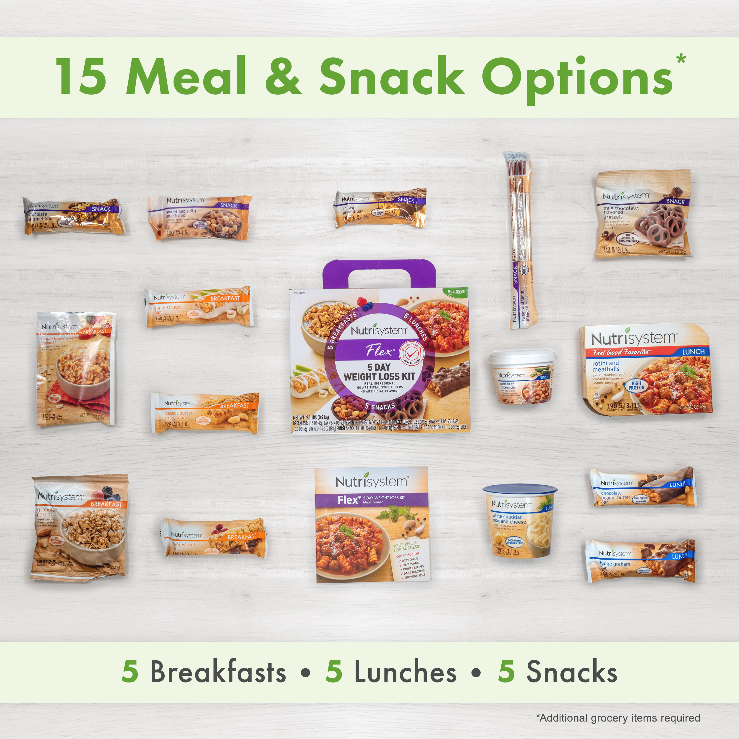 Nutrisystem 5 Day Weight Loss Kit Healthy Food Breakfast Lunch Dinner