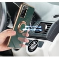thumbnail image 5 of Galaxy S20 Plus Ring Holder Case Glitter Sparkle Plating Case for Women Girls 360 Rotation Kickstand Support Car Mount Shockproof Bumper TPU Cover Case for Samsung Galaxy S20 Plus 6.7"-Green, 5 of 8