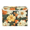 thumbnail image 7 of Yayeee Collapsible Cube Storage Bin with Lid Fabric Closet Decorative Basket with Handles, Bright Floral, 7 of 7