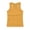 Yellow, variant on Girls Racerback Tank Tops Solid Color Sports Dance Basic Sleeveless Tank Tops Children's Athletic Dance Tops(Orange,18-24 Months)