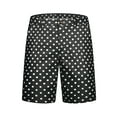 thumbnail image 5 of INSPIRE CHIC Polka Dots Shorts for Men's Father's Day Gift Summer Above Knee Printed Golf Shorts 30 Black, 5 of 6