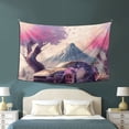 thumbnail image 3 of ZICANCN Funny Tapestry for Bedroom Aesthetic,Cherry Blossoms Racing Car Pattern Wall Tapestry for Living Room 60x40 Inches, 3 of 8
