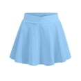 thumbnail image 4 of OGLCCG Girls Athletic Pleated Mini Skirt High Waist A Line Golf Skirt with Pockets Solid Color Summer Workout Running Sports Skort 5-15 Years, 4 of 7