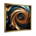 thumbnail image 3 of Designart "Spiraling In The Golden Ratio I" Abstract Spirals Picture Framed Wall Decor, 3 of 5