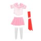 thumbnail image 1 of Figura Femenina A Escala 1/12, Ropa De Mu?eca, Marinero Para Figuras De Acción De 6 Pulgadas, Ropa Rosa Sunnimix muñeca con capucha, 1 of 8