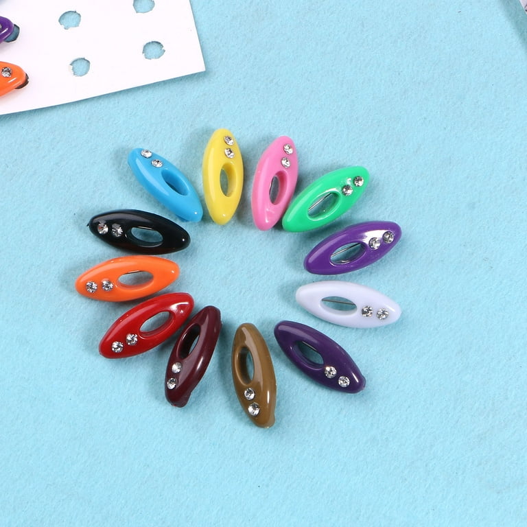 12PCS/ Box Plastic Safety Brooch Pins Hijab Pins Clips With