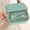 Green 6GN, variant on Microwave Safe Plastic Lunch Box with Divided Compartments Leak-Proof Lid for Office School Meal Prep Includes Fork and Spoon