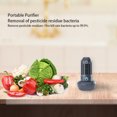 thumbnail image 5 of Limpiador de frutas y verduras Lavadora de verduras con forma de cápsulas recargables (gris cáñamo) Ndcxsfigh Libre de BPA, 5 of 5