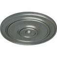 thumbnail image 3 of 54"OD x 4 7/8"P Large Classic Ceiling Medallion (Fits Canopies up to 13 1/2"), Hand-Painted Platinum, 3 of 6