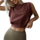 thumbnail image 2 of Camiseta sin mangas NikouMX Color Puro para mujer tamaño XS S M L XL, 2 of 4