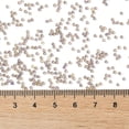 thumbnail image 4 of 10g TOHO Round Seed Beads Japanese Seed Beads (926) Inside Color Light Topaz/Opaque Lavender Lined 15/0 1.5mm Hole: 0.7mm 3000pcs/10g, 4 of 5