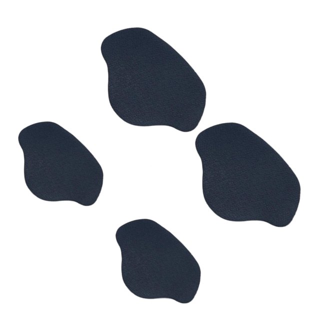 kurtrusly Adjustable Shoe Heel Pad Insoles for High Heels Customizable Heel Repair Stick black 1Set