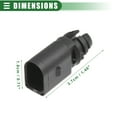 thumbnail image 6 of Ambient Air Temperature Sensor Outside Temperature Sensor for Audi A3 2006-2013 Plastic No.8Z0820535, 6 of 7