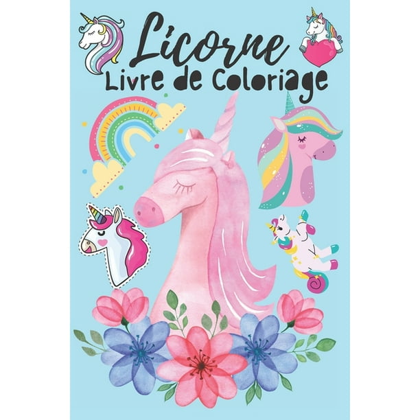 Licorne Livre de Coloriage pour Les Enfants 38 Ans un Cahier de