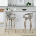 thumbnail image 4 of LumiSource Curva 30" Fixed-Height Barstool - Set of 2, 4 of 10