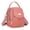 Pink, variant on Lightweight Nylon Women's Messenger Bag - Casual Mini Handbag with Multi-Zipper Compartments, Detachable Adjustable Shoulder Strap & Front Pocket, Small Crossbody Bag, Versatile Travel Purse, Secure
