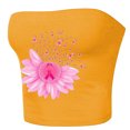 thumbnail image 3 of Reduced Price: Women's Printed Strapless Yoga Exercise Chest Wrap Pullover, 95%Polyester,5%Spandex Yilush, 3 of 8