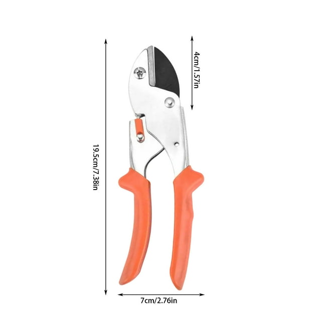 COM1950s Pruning Scissors Garden Fruit Tree Coarse Branch Flower Scissors Strong Pruning Branches Garden Scissors Scissors