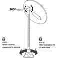 thumbnail image 3 of 10x Illuminated Makeup Mirror, Bathroom Vanity Mirror with Strong Suction Cup and 360 Adjustable, 3 of 4