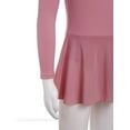 thumbnail image 6 of Alvivi Kids Girls Long Sleeve Ballet Dance Tutu Dress Ballroom Leotard Dancewear Pink 9-10, 6 of 7
