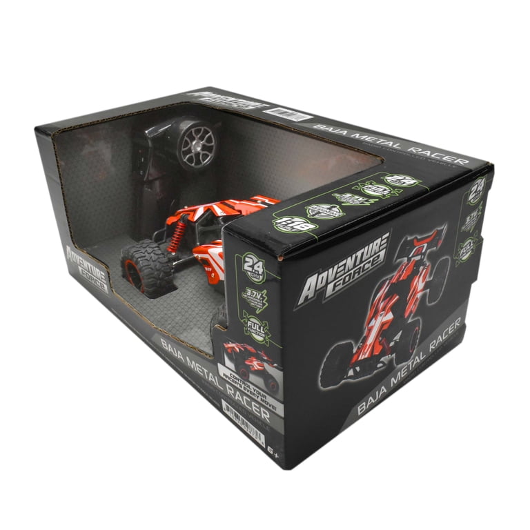Adventure Force RC Baja Metal Racer - Remote Control Car with